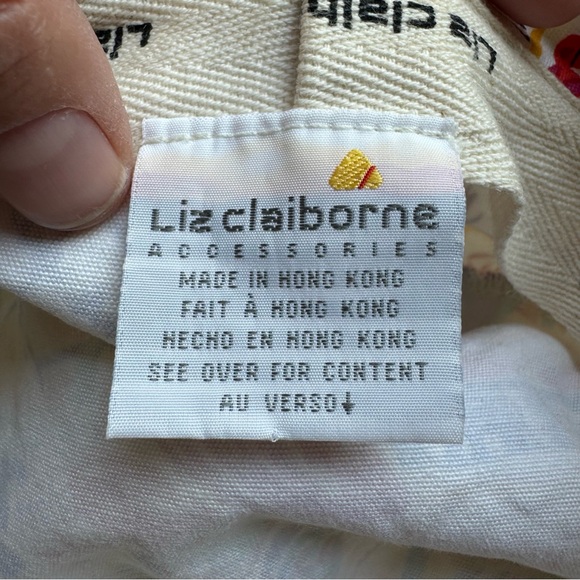 Vintage Liz Claiborne Retro Beach Postcard Print Bucket Hat 1994 - Picture 10 of 10